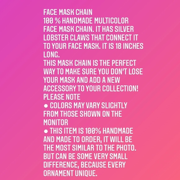 Mask chains - Picture 3 of 3
